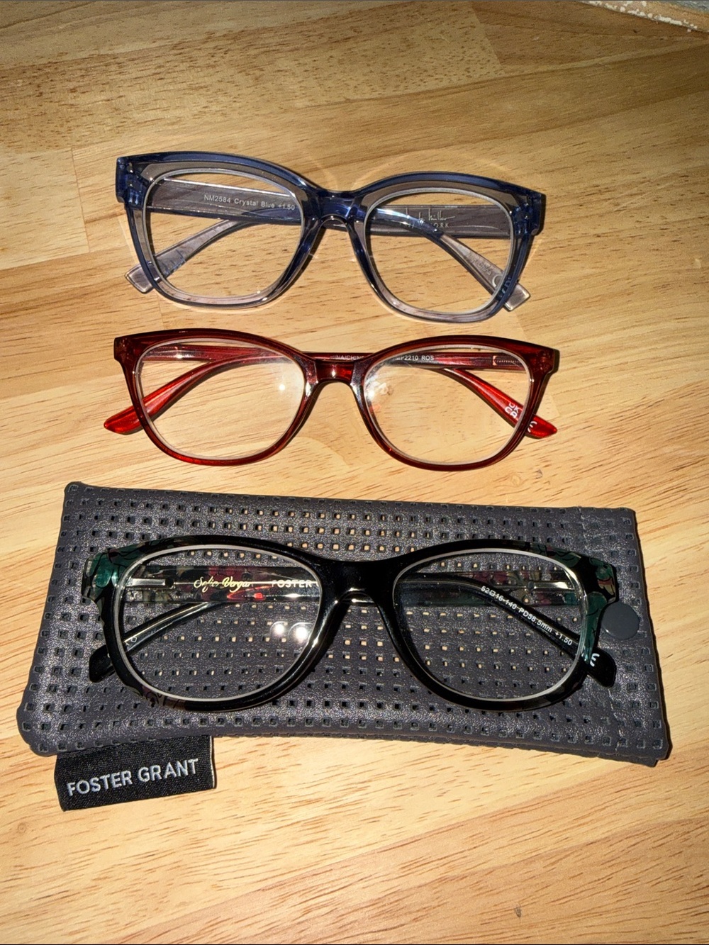 Readers. 3 pair. 1.50 strength.